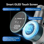 Ultra-Strong Cordless Vacuum Cleaner 60Min Long Runtime Removable Battery Smart LED Display Wireless Home Appliance Handheld
