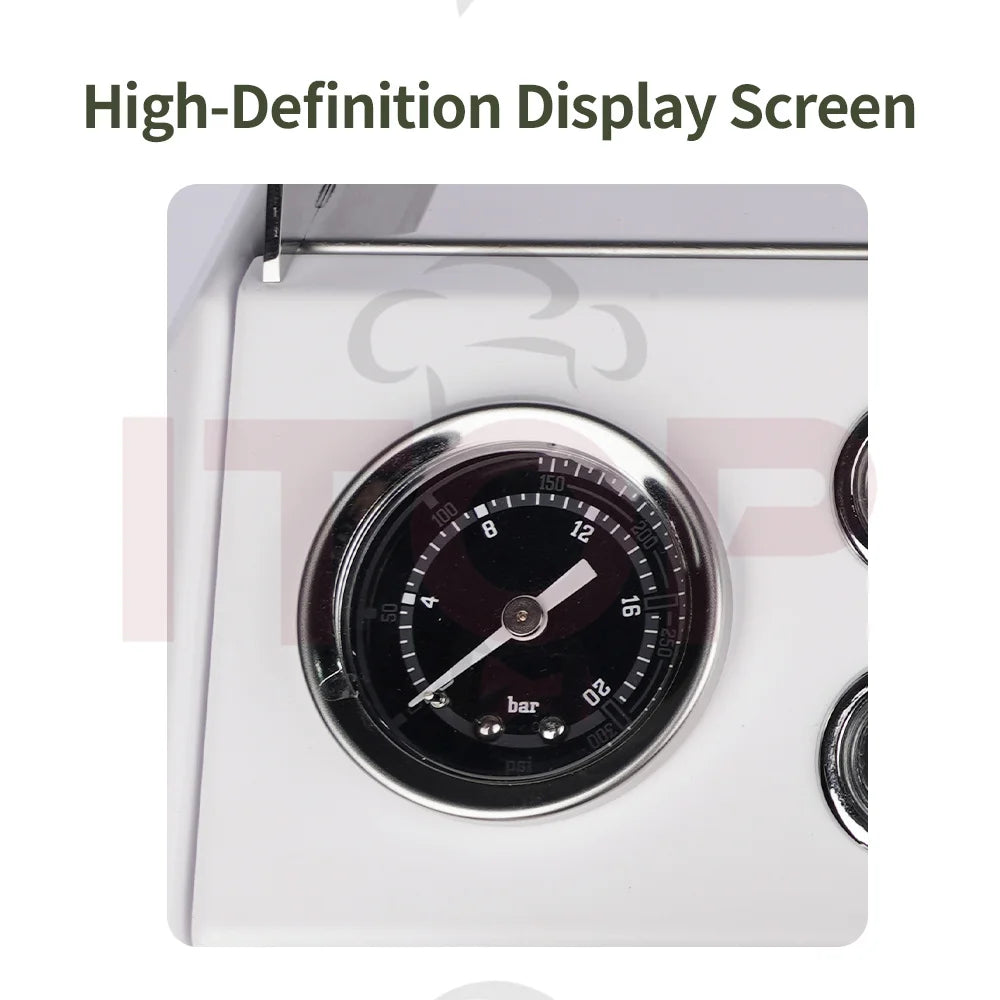 ITOP 2800W Coffee Machine Stepless Pressure Profiling Auto Milk Frothing 58mm Commercial Group CMDR2650