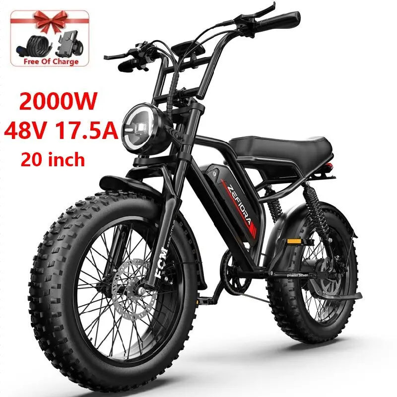 Hot 20 26 Inch Adult Electric Bicycle,1000w 2000w 30-50mph 48v Removable Battery Free Local Shipping,for Cycling Electric Bike