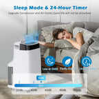 10000 BTU Portable Air Conditioners Cool Up to 450 Sq.Ft, 3 IN 1 Portable AC Unit With Dehumidifier Fan Mode Remote 24H Timer