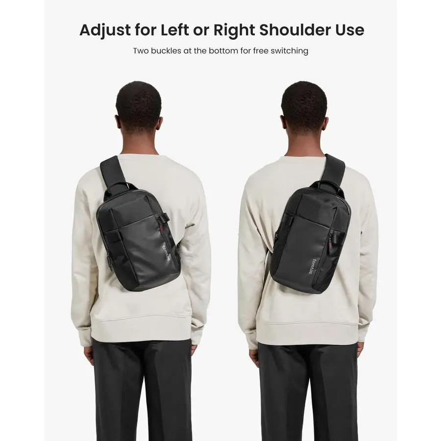 7L Sling Backpack Crossbody Bag for Men Women, EDC Daypack Chest Shoulder bag for 14inch MacBook Pro M5, 13 MacBook Air Pro, 13