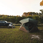 Gazelle T4 Overland Edition GT401GR Pop-Up Portable Camping Hub Tent Easy Instant Set up in 90 Seconds Alpine Green/Moss 4-Pers