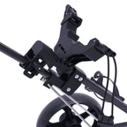 Lightweight Aluminum Golf Push Cart – 3-Wheel Folding Golf Trolley with Foot Brake, One-Second Open, Free Cup Holder Included