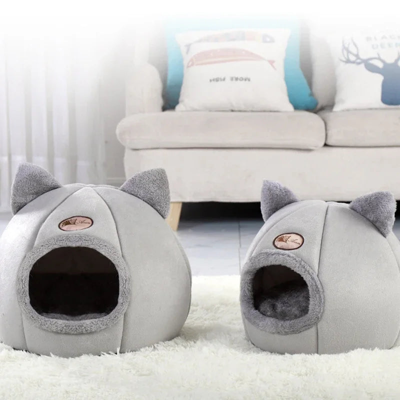 Bed Cats Winter Warm And Cold Proof Pet Home Nest Cat Accessories Cat Cave Bed Cat House Pet Supplies