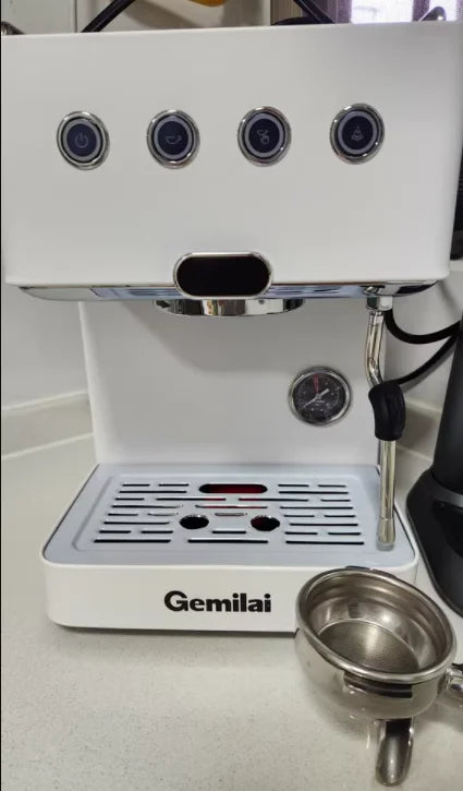 220V Gemini CRM3005G Home Coffee Machine Semi Automatic Office Small Italian Concentrated Steam AD