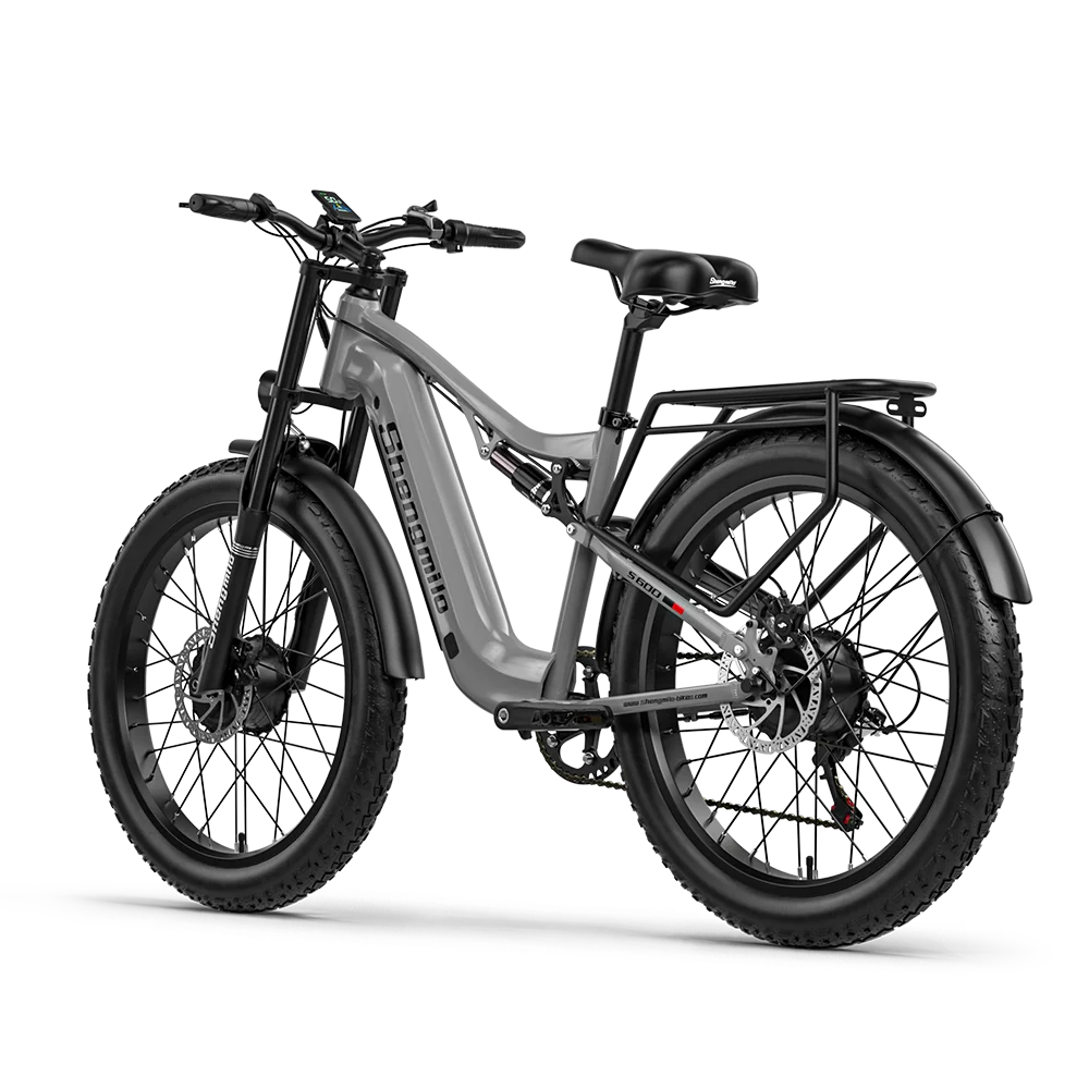 Shengmilo S600 Adults Electric Bike 2000w Dual Motor Electric Dirt Bike 48V 17.5AH Battery 26 inch Fat Tire Bicycle Electric