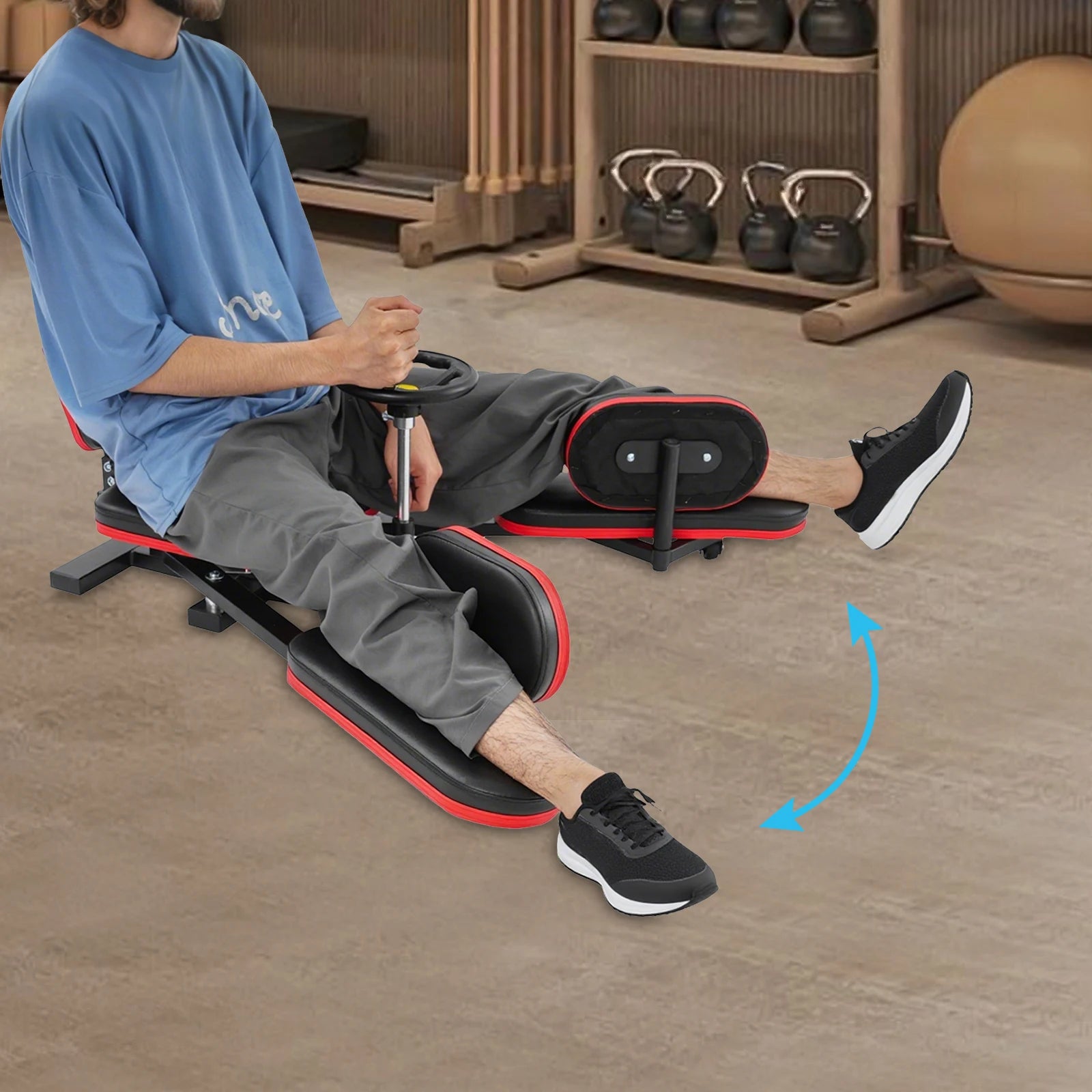 Leg Stretcher,Leg Stretch Machine, Heavy Duty Steel Frame Equipment Splits Machine, for Home Gym Split Machine Training Fitness