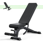 Adjustable Weight Bench with 12x4x4 Positions, 1200LB Heavy Duty Workout Bench for Home Gym, Commercial Incline-Flat-Decline Ben