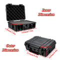 9 Sizes Tool Box Waterproof Plastic Hard Carry Case With pre-cut Sponge Tool Organizer Boxes Tool Cabinet Foam Hardware Toolbox