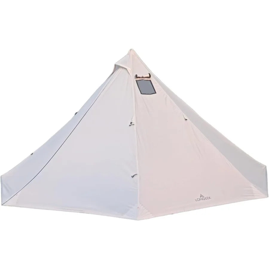 2-4 Person Camping Tent for 4 Seasons Backpacking Ultralight Easy Up Hot Teepee Design with Superior Weather Resistance and Rap