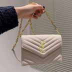 Classic rhombus chain leather shoulder bags designers luxury clutch women handbag Designer LOULOU A5 BY5