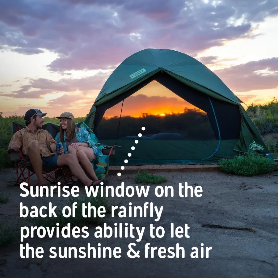 Daydreamer 4P + 6P Camping Tent with Blackout Fabric for Enhanced Privacy and Sleep Quality Interior Light Diffusing Gear Loft