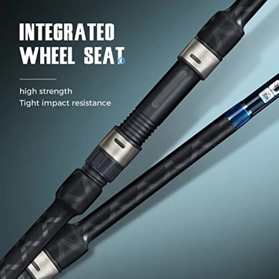 Surf Spinning Rod Full Carbon Surf Fishing Rod with Fuji Guide for Beach and Pier Fishing LongRange Casting Performanc