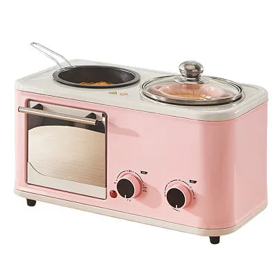 Multifunction Sandwich Makers Mini Bread Toaster Baking Ovens Fry Pan Electric 3 in 1 Breakfast Makers for Household