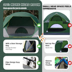 Tents 4 Person Camping Tent, Easy Setup Waterproof Family Tents for Camping, Portable Dome Tent for Outdoor Camping with Rainfly