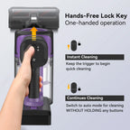 INSE S10P Cordless Vacuum Cleaner, 6-in-1 Stick Vacuum with 26Kpa 350W Suction, Rechargeable Vacuum Cleaners for Home