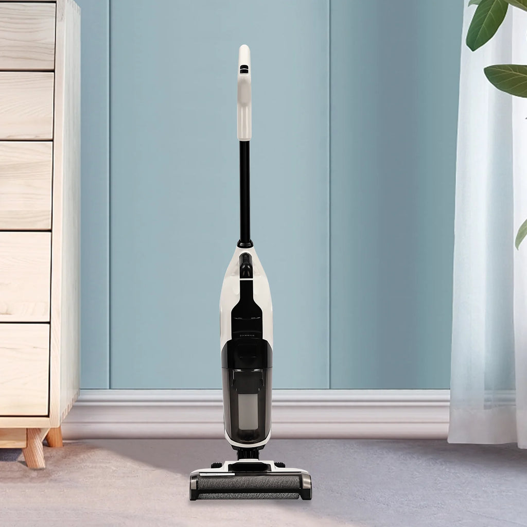 Push-Type Vacuum Cleaning Drag-Cleaning Machine 35w Duration 60min Us Plug Abs 0.8l 0.72l Tanks H13 Filte