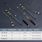 Bent Butt Fishing Rod Deep Sea Fishing Pole with Swivel Tip for Saltwater and Big Game Fishing Applications Enhanced Durability