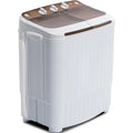 17.6Ibs Portable Washing Machine Compact Washer Machine Mini Washing Machine Twin Tub Washer and Spiner Ideal for Dorms Apartme