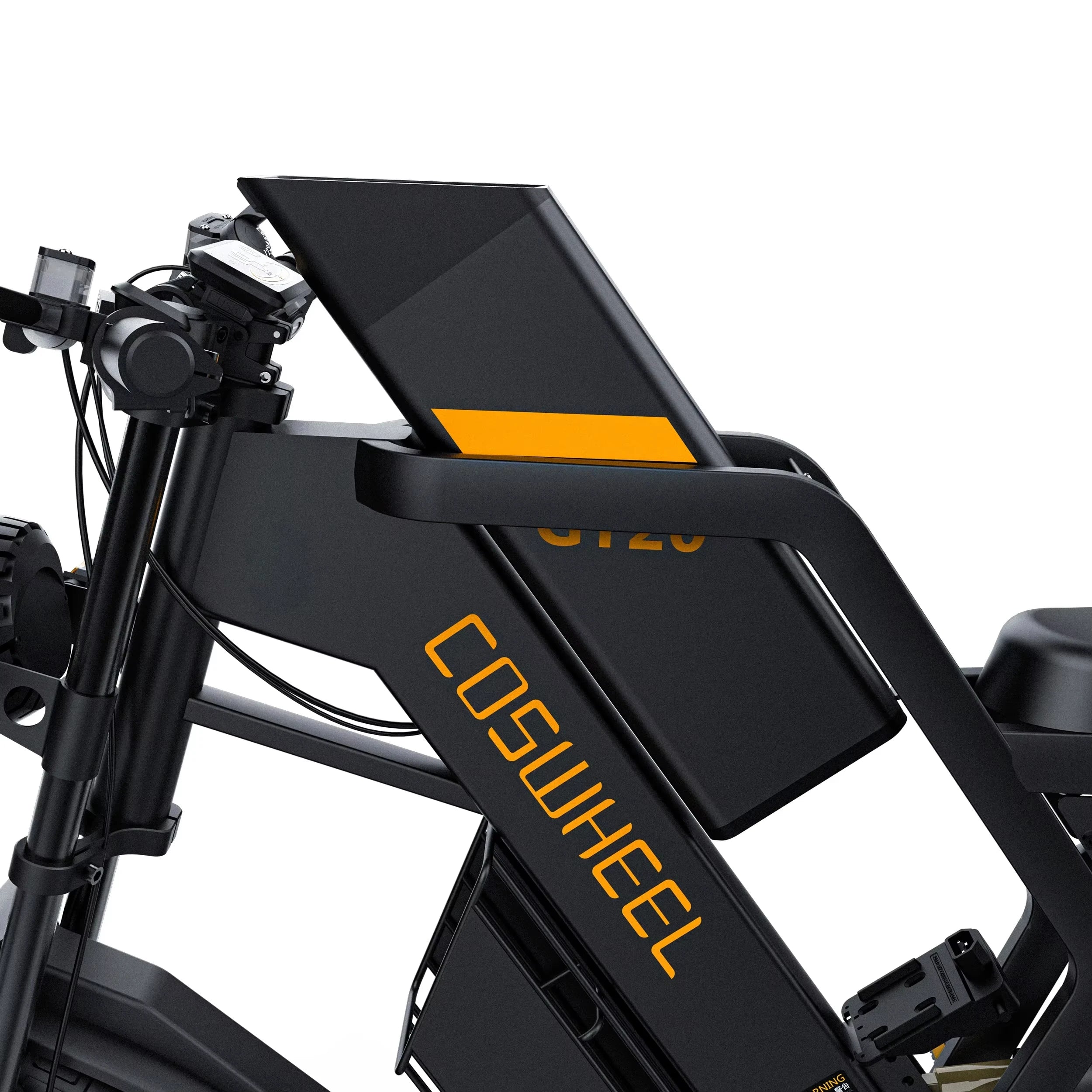 COSWHEEL GT20 Pro Dual motors E-Mountain bike 48V 25+15Ah Dual batteries Dual suspension 20" Fat Tire Off-Road Adult E-bike