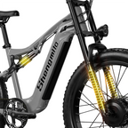 Shengmilo S600 Electric Bike Dual Motor2000W  48V17.5AH Battery 26 Inch e bike Fat tire Ebike Men's Mountain Electric Bicycle
