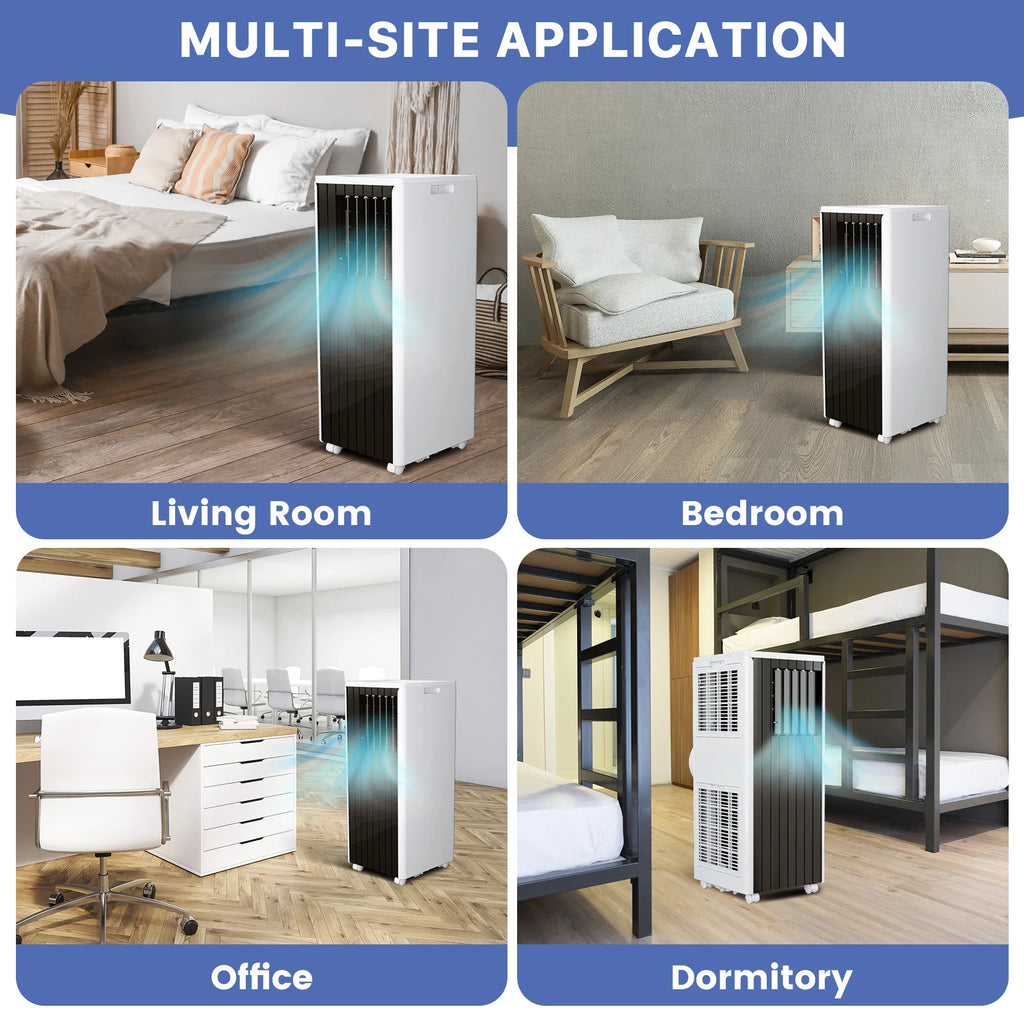 Portable Air Conditioners 8000 BTU Portable AC for Room up to 350 Sq. Ft, 3 in 1 AC Unit with 24H Timer, Smart Sleep Mode