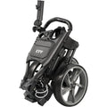 3 Wheel Golf Push Cart Ultra Lightweight Smallest Folding Size New-Version Scorecard Holder