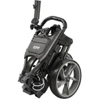 3 Wheel Golf Push Cart Ultra Lightweight Smallest Folding Size New-Version Scorecard Holder