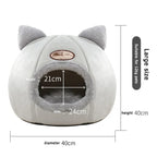 Bed Cats Winter Warm And Cold Proof Pet Home Nest Cat Accessories Cat Cave Bed Cat House Pet Supplies