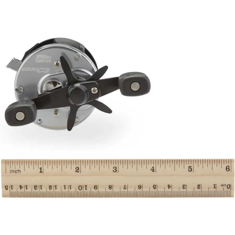 Ambassadeur C3 Baitcast Round Fishing Reel for HeavyDuty Angling in Saltwater and Freshwater Environments HighPerformance Gear