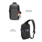 7L Sling Backpack Crossbody Bag for Men Women, EDC Daypack Chest Shoulder bag for 14inch MacBook Pro M5, 13 MacBook Air Pro, 13