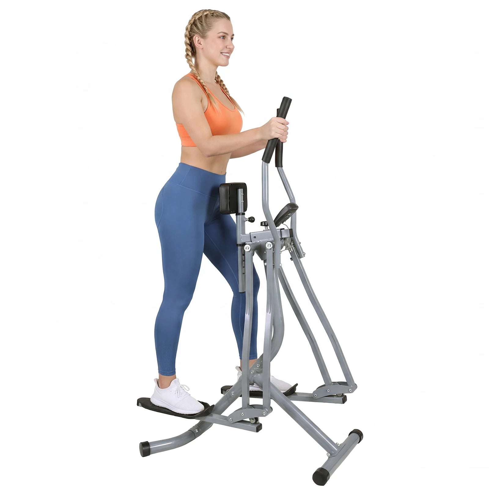 Household Fitness Stepper with LCD Monitor Leg Waist Fitness Equipment Adjustable For Gym Office Workout Equipment