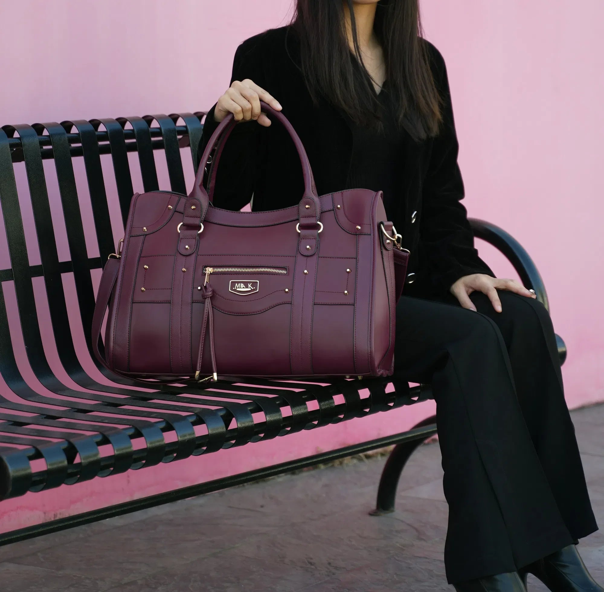 Fashion Black Shoulder Bags Female Bag for Women Luxury Handbags