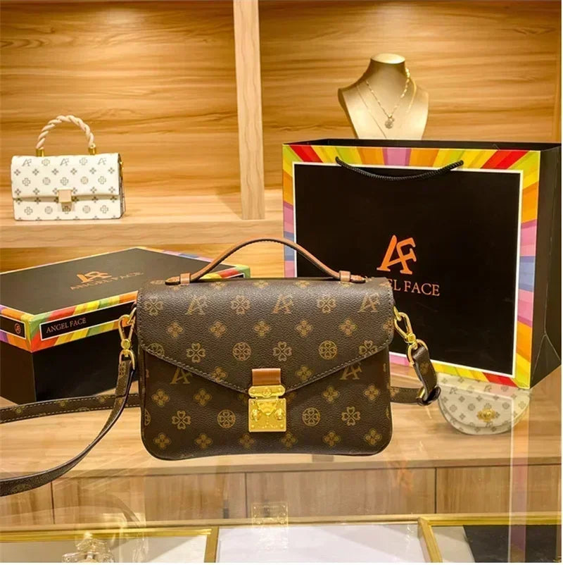 Designer Handbags Shoulder Bag Tote monogram Printing Flowers luxury Shopping Bag Leather Messenger Crossbody Bag BL12