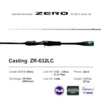Zero Ultralight Fishing Rod Solid Tip 40 Ton Carbon Fiber Spinning Casting Rod 2 or 5Piece Extra Fast Fast Action OneP