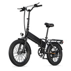 【1 Year Warranty】DYU A20 Adult Electric Bicycle Peak 1200W Motor 48V10.4AH Battery Electric Bike 28MPH Fat E-bike，UL2849