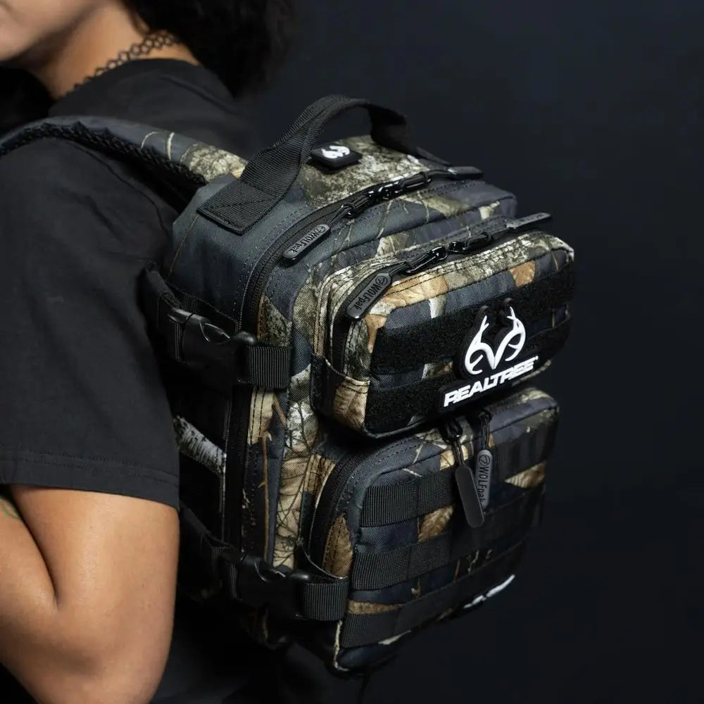 WOLFpak 9L Tactical Sling Bag |Concealed Carry CCW Backpack | Military Crossbody EDC Daypack Molle Chest Shoulder Pack for Hikin