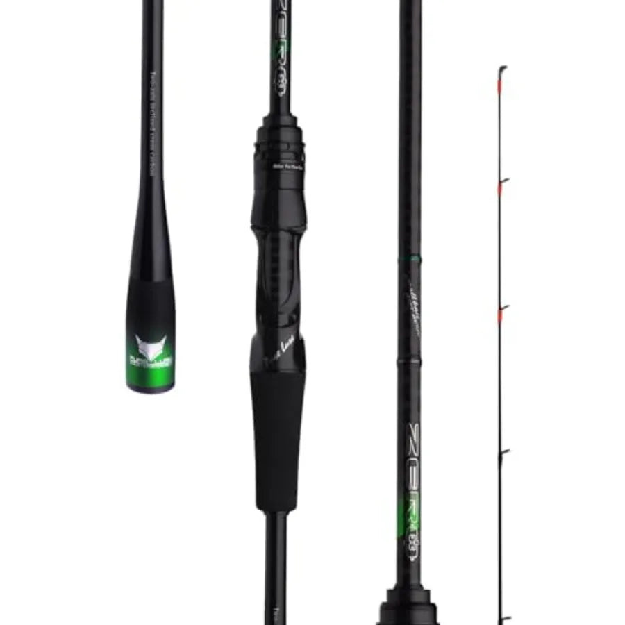 Zero Ultralight Fishing Rod Solid Tip 40 Ton Carbon Fiber Spinning Casting Rod 2 or 5Piece Extra Fast Fast Action OneP
