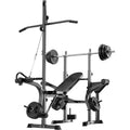 600lbs 6 in 1 Adjustable  Weight Bench Set with Leg Extension and Leg Curl MultiFunction Bench Press Set for Full Body Workout
