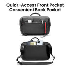 EDC Sling Bag 3L10L, Minimalist Crossbody Bag Chest Shoulder Pack for Men Women, Xpac Recycled Polyester