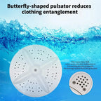 Portable Twin Tub Mini Washer and Dryer Combo, 13lbs Capacity, Ideal for Apartments, Dorms, RVs, Black and White