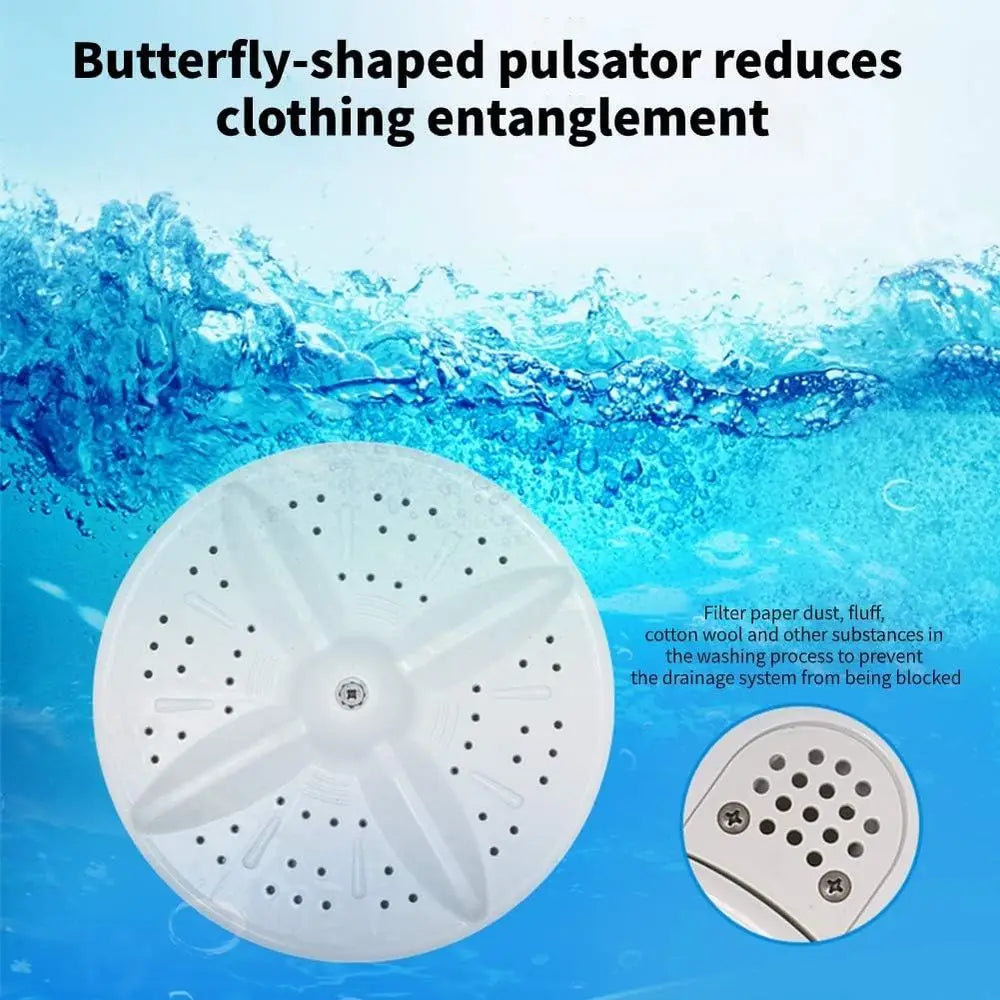 Portable Twin Tub Mini Washer and Dryer Combo, 13lbs Capacity, Ideal for Apartments, Dorms, RVs, Black and White