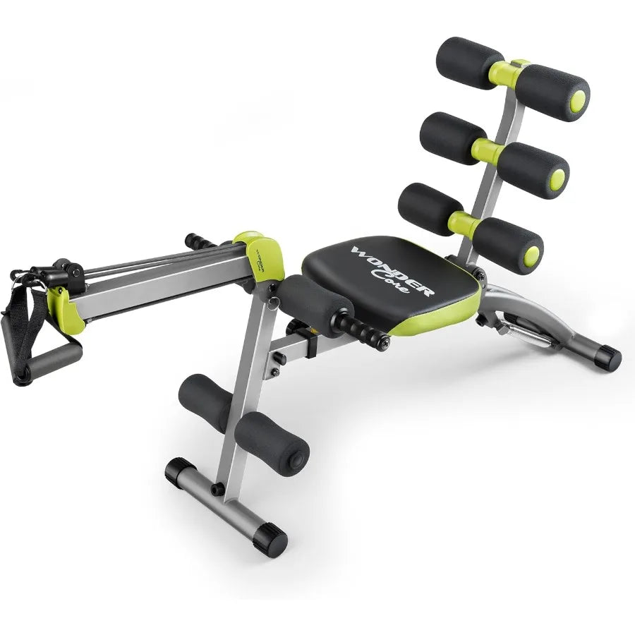 Ab Workout Equipment, Adjustable Ab Machine for Stomach Workout, Sit Up Exercise Equipment for Home Workouts, Abdominal Trainer,