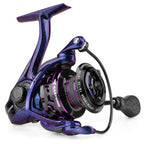 Royale Legend Pro Spinning Fishing Reel Size 3000 with Twilight Superpower Braided Fishing Line in Gray 15 LB Strength 150 Yard