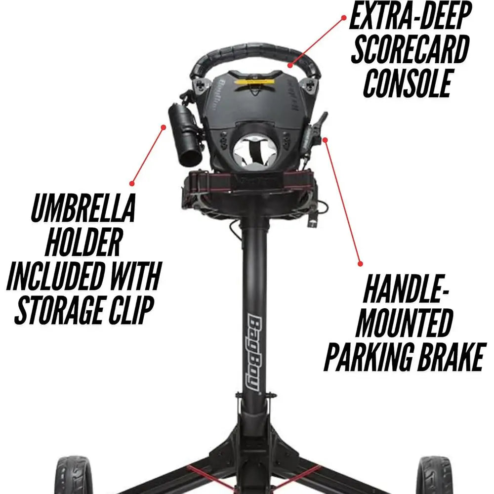 Compact 3 Wheel Golf Push Cart
