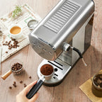 Espresso machine household small 20bar semi-automatic extraction stainless steel steam milk foam  coffee maker