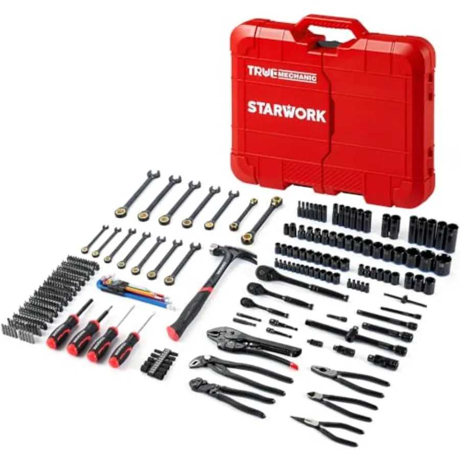 306-Piece Mechanics Tool Set and Socket Set Comprehensive Tool Kit Automotive Repair Tool Set Profession