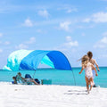 Quick Setup Wind-Resistant Beach Tent | 150 Sq. Ft. Coverage | Accommodates 8 | UPF 50+ Sun Block