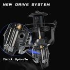 Spinning Reel 8000 10000 12000 Aluminum Frame Surf Fishing Reels Carbon Fiber 55LB Power Drag Heavy Long Casting Inshore Saltwa