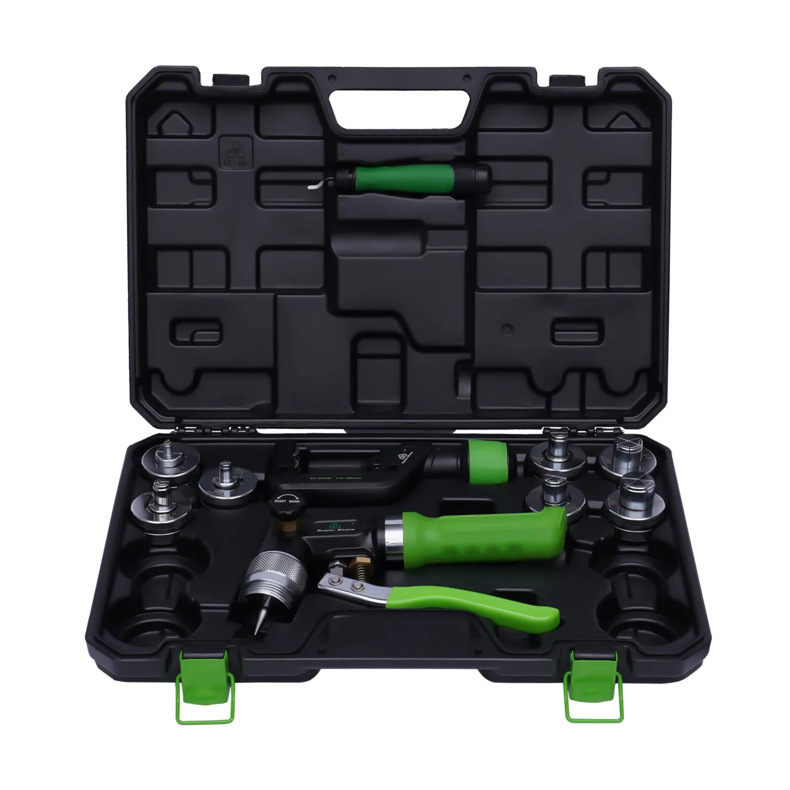 Hydraulic HVAC Swaging Tool Kit for Copper Tube Expanding, with Deburring Tool & Cutter, Durable & Easy to Use